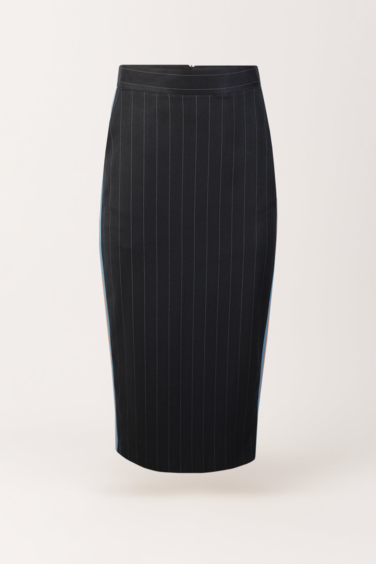 Saia Lápis com Faixas Laterais