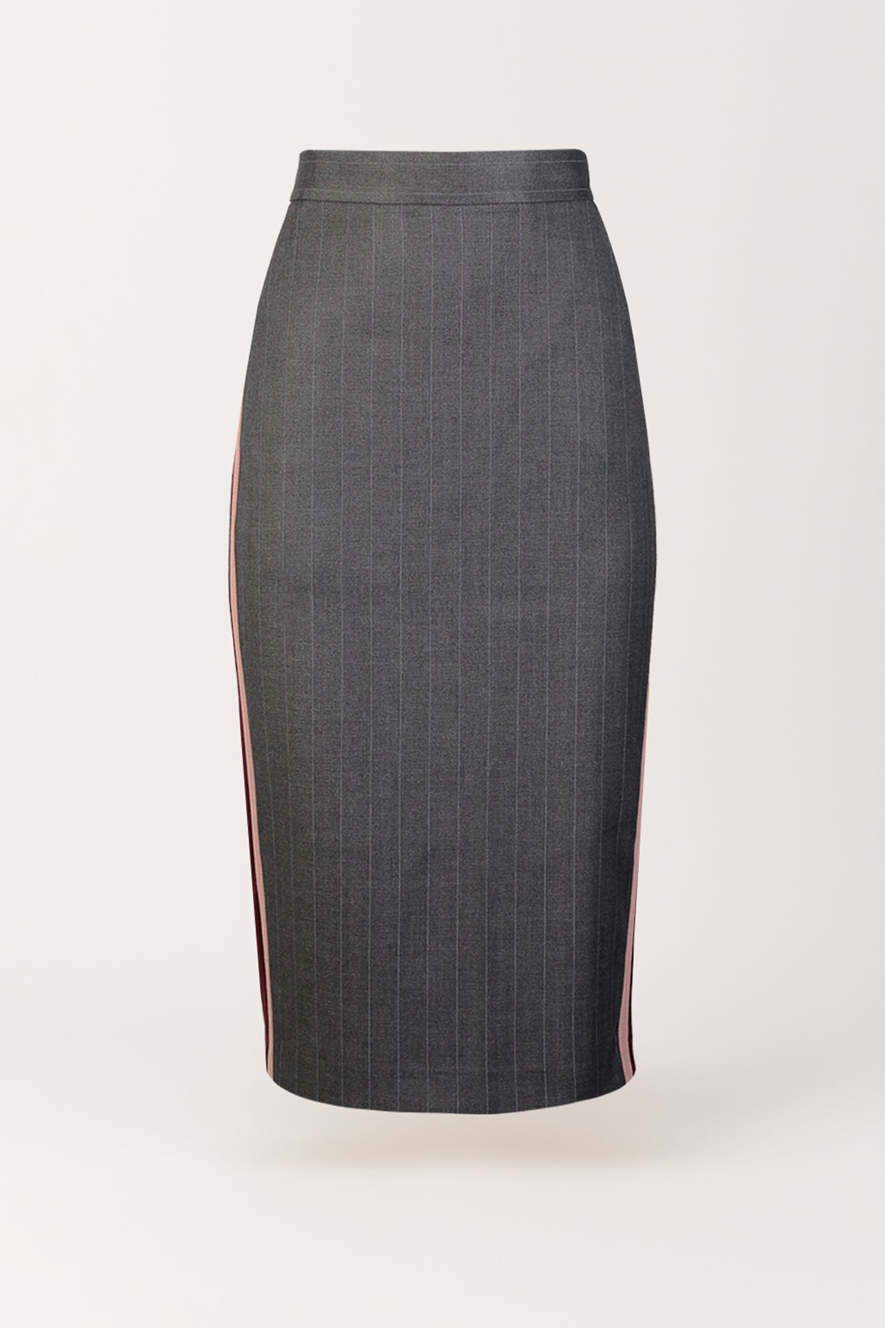 Saia Lápis com Faixas Laterais