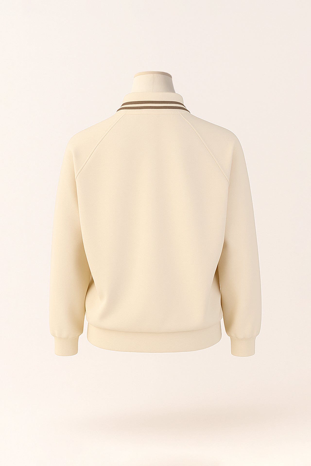 Sweater de Malha de Gola Polo