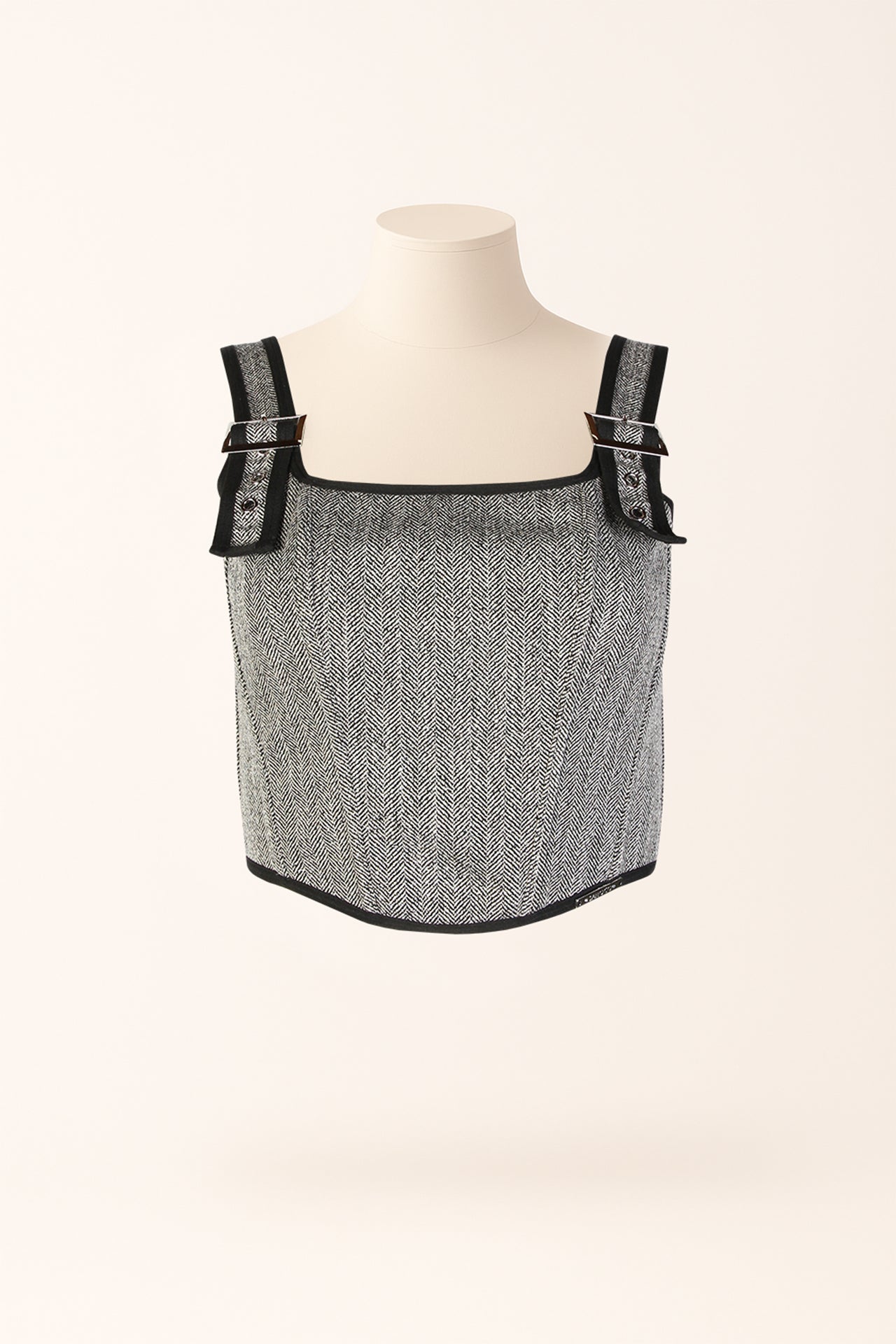 Top corset com Alças em Fivela