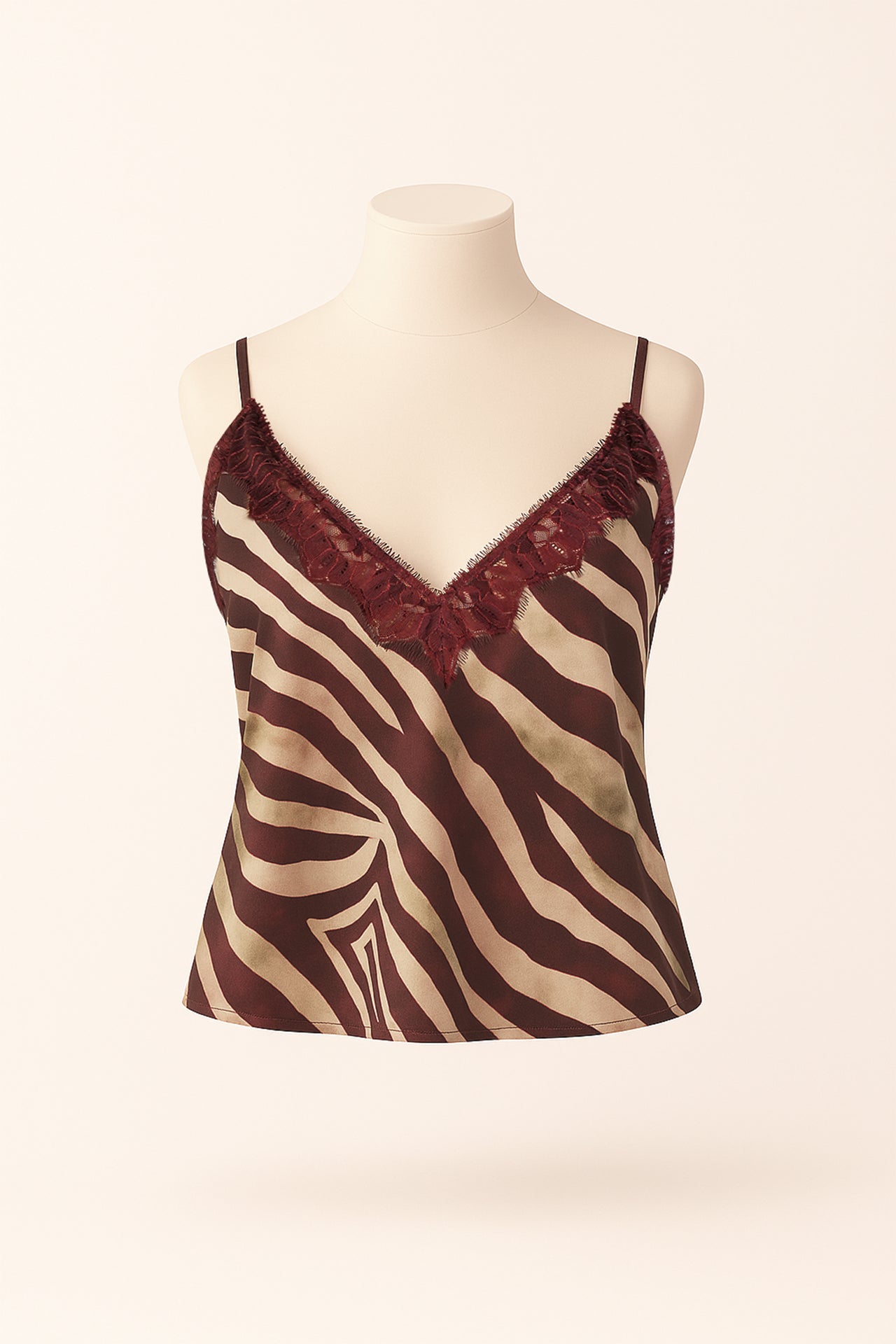 Top em Cetim com Renda