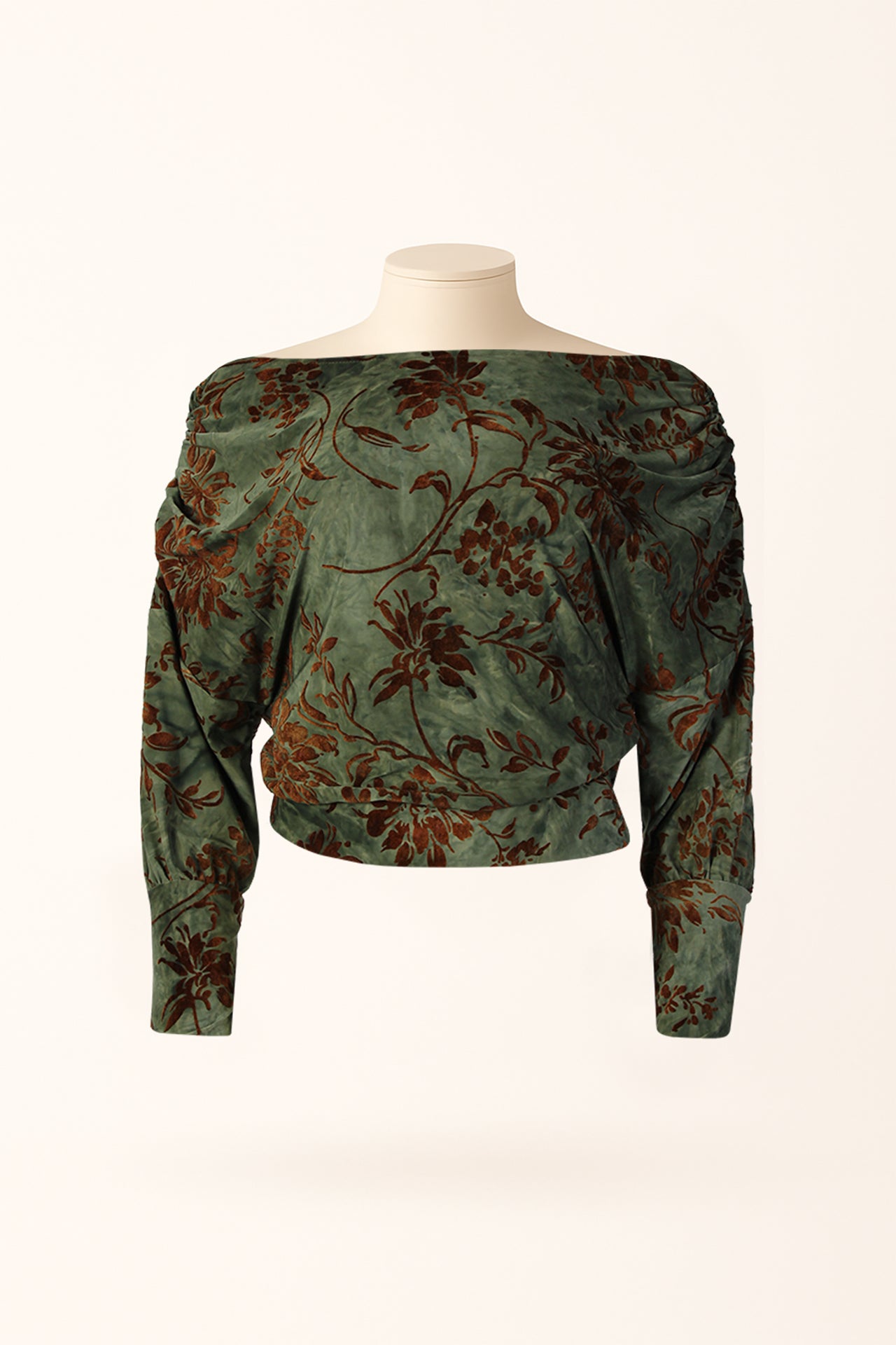 Top em Veludo Devoré