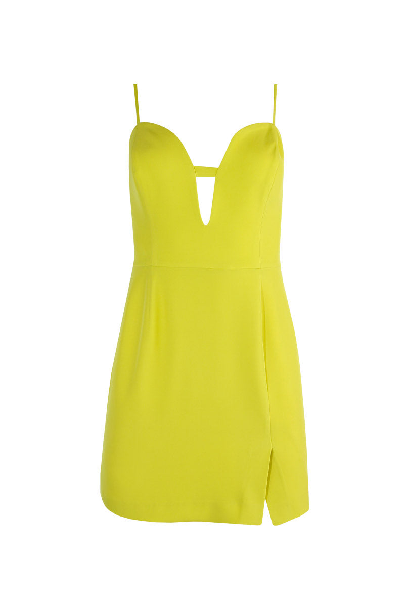 Vestido curto decote pronunciado