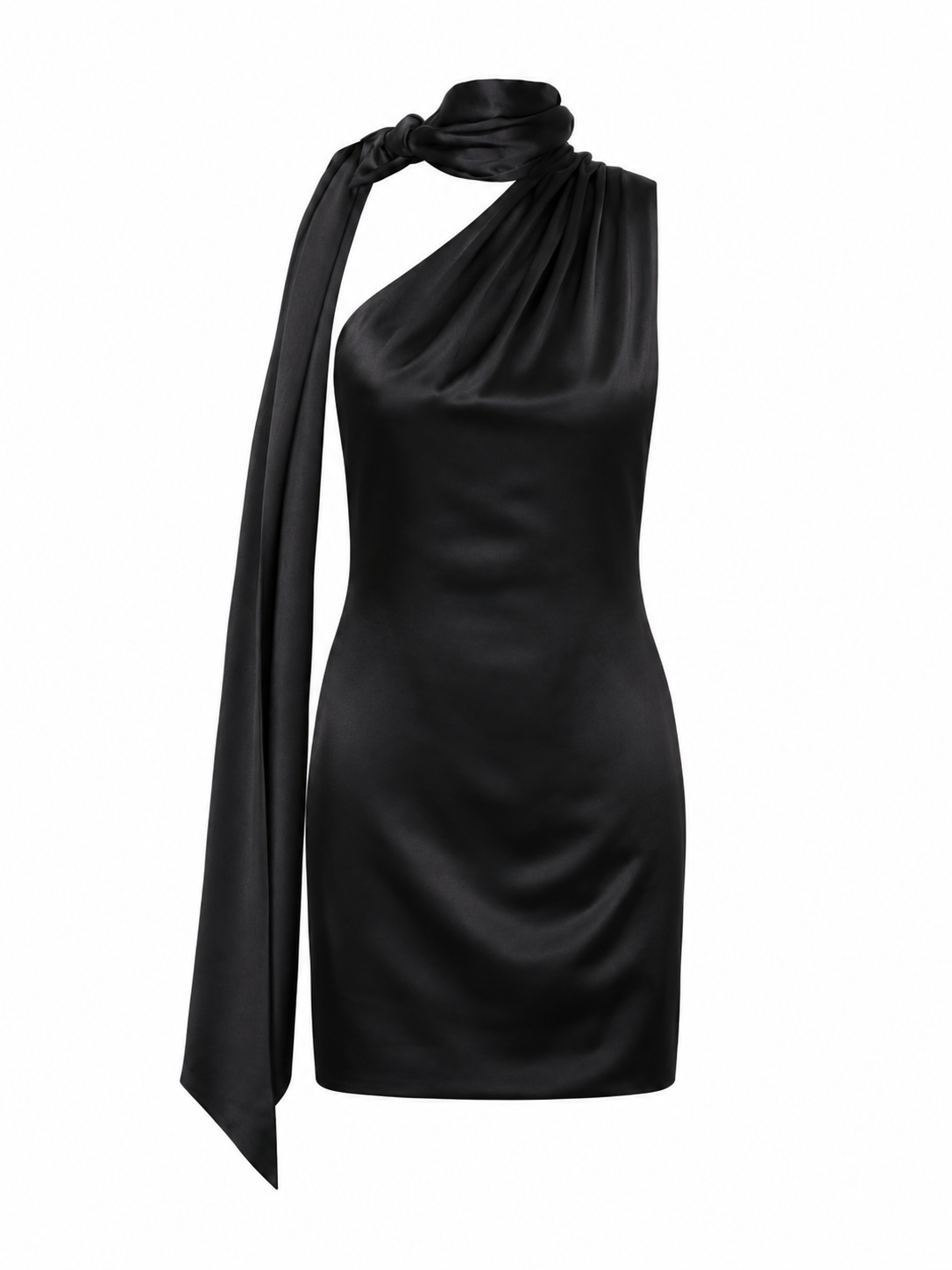 Vestido Halter Acetinado