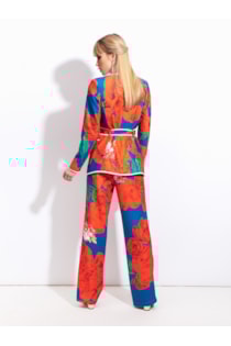 Calças estilo pijama