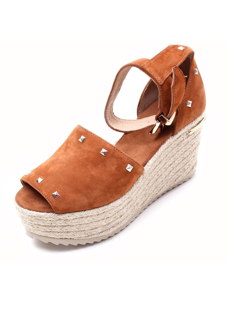 antural jute platform wedges