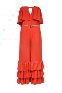 Jumpsuit with frills