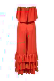 Jumpsuit with frills