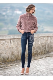 skinny pants with jewels