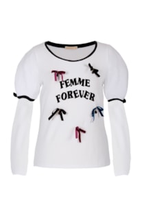 Camisola com laços
