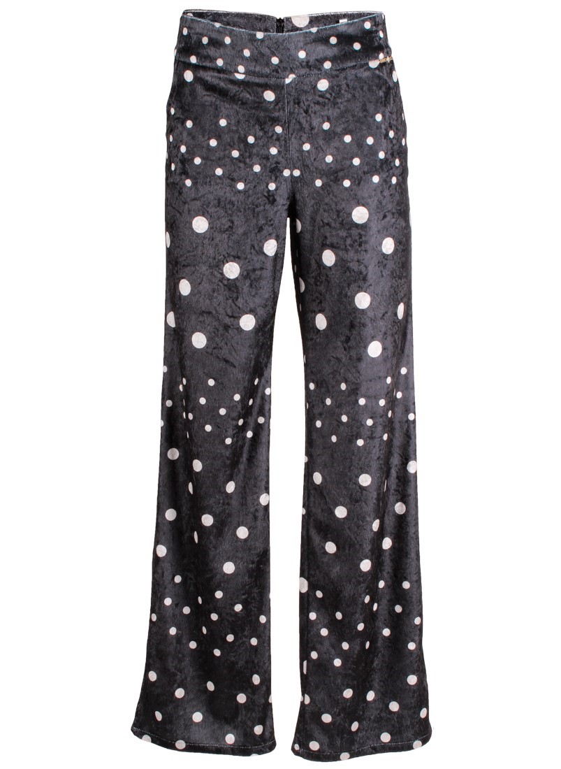 Printed straight pants 