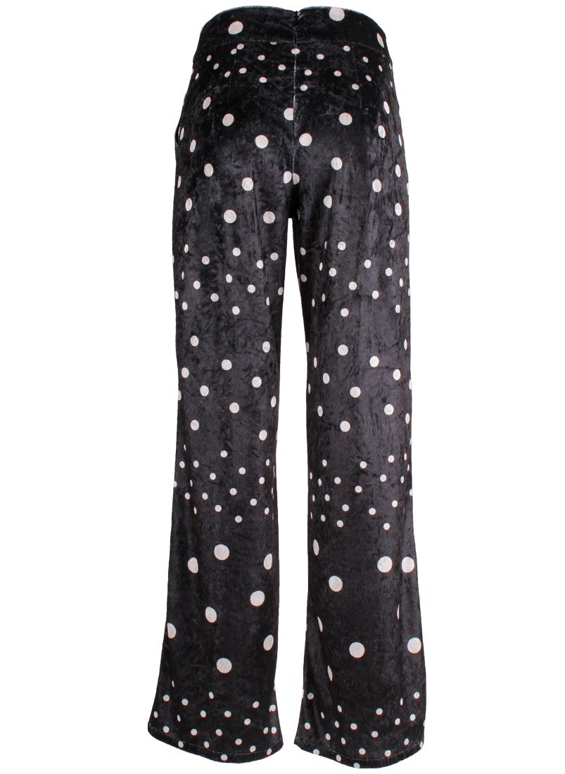 Printed straight pants 