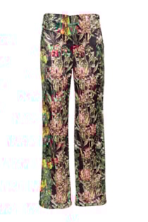 Pantalón recto con estampado