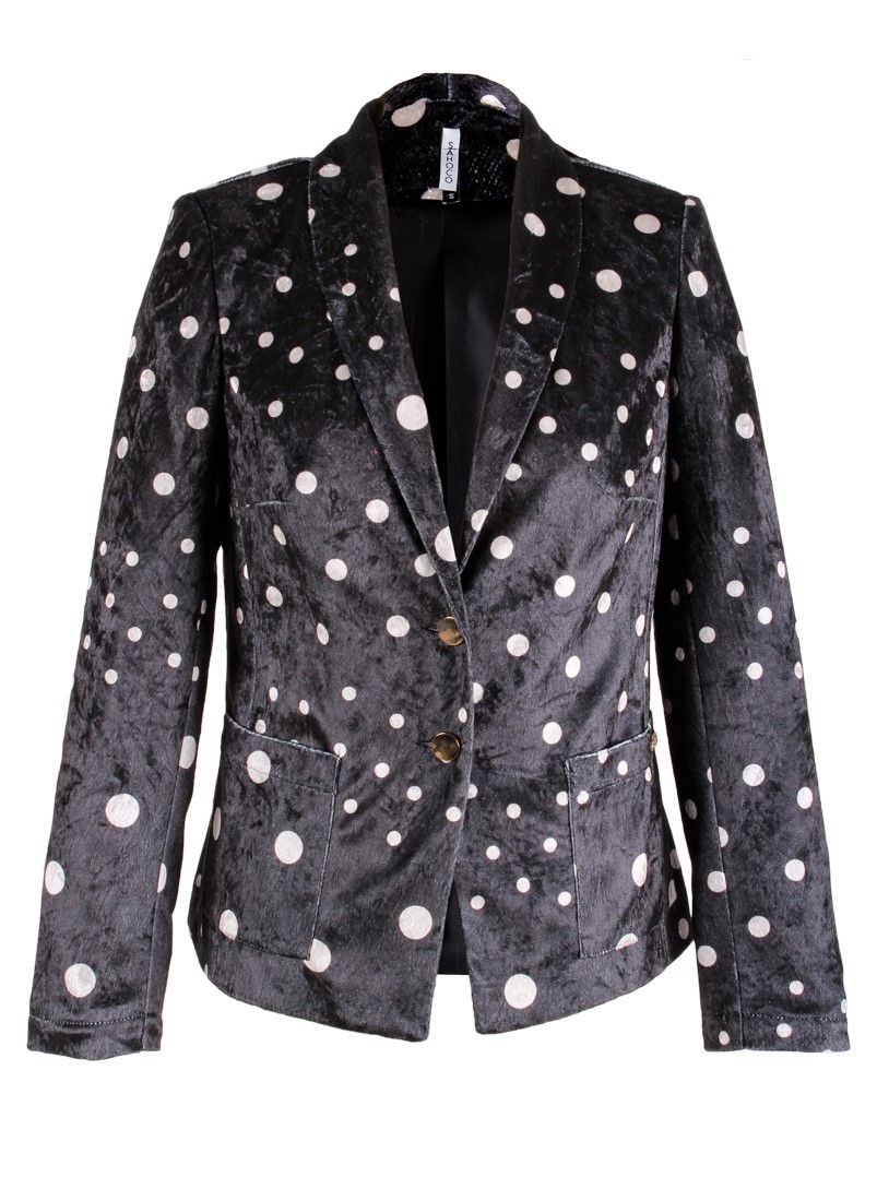 Blazer with printed