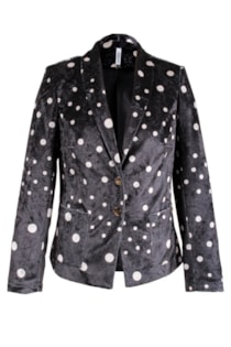 Blazer with printed