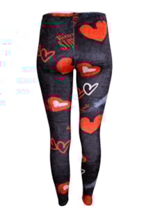 Pantalones legging estampados y banda lateral