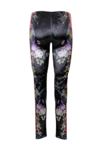 Pantalones legging estampados y banda lateral