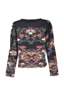 Printed tight blouse