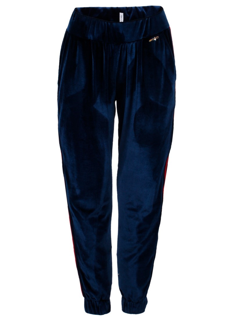 Jogging pants with side bar