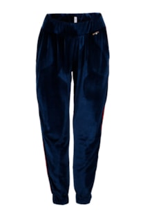 Jogging pants with side bar