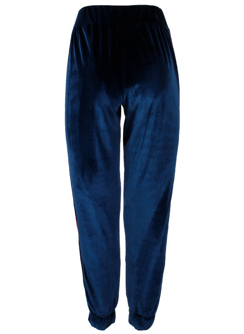 Jogging pants with side bar