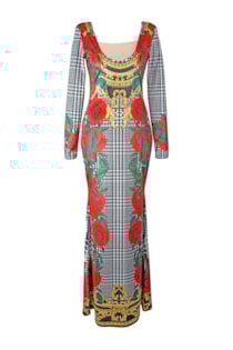 Round neck dress
