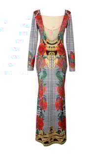 Round neck dress