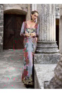 Round neck dress