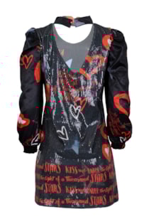 Cut out sequin dress