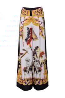 Pantalones sueltos con estampado