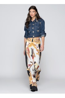 Pantalones sueltos con estampado