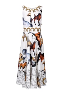 Vestido com estampado