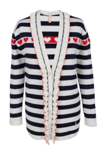 Camisola de tricot com folhos