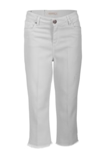 Pantalones rectos recortados