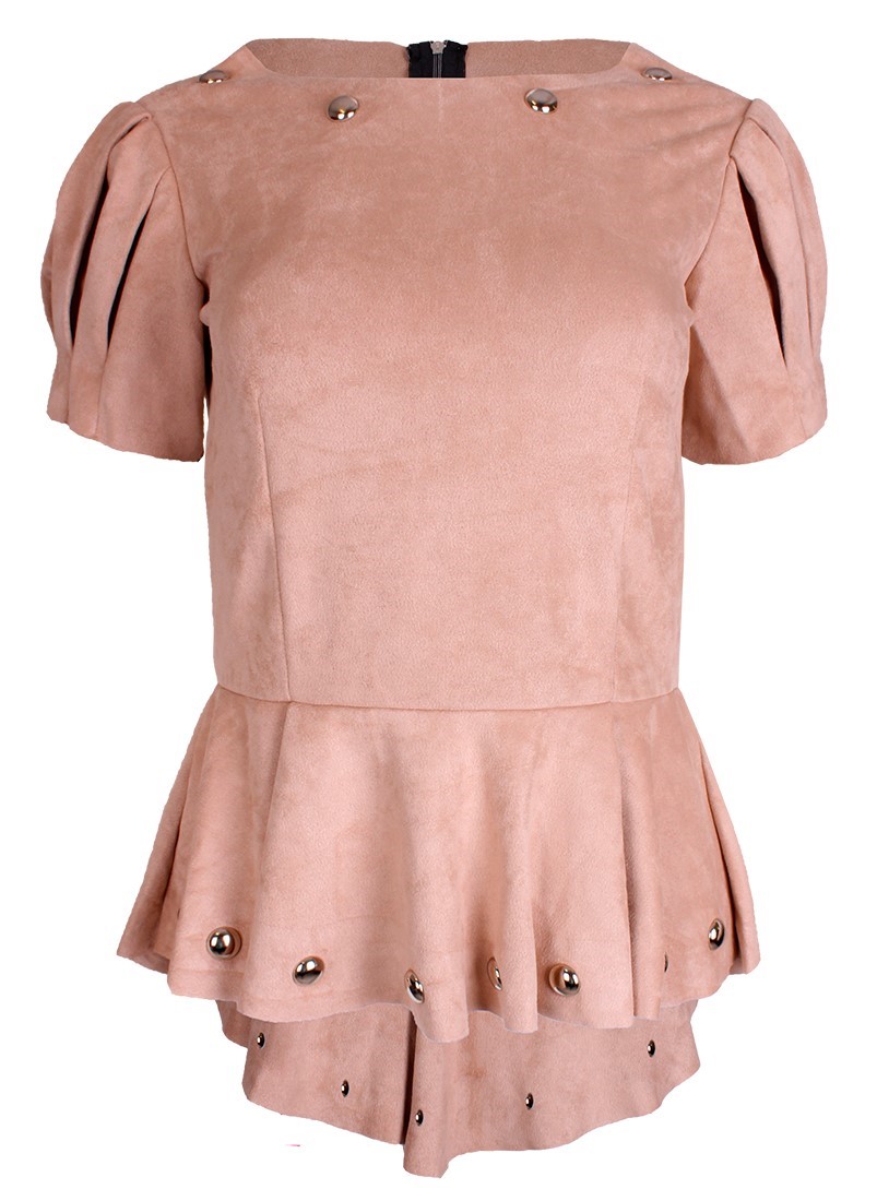 Blusa con volantes