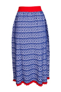 Tricot skirt with tweezers