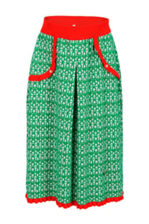 Tricot skirt with tweezers