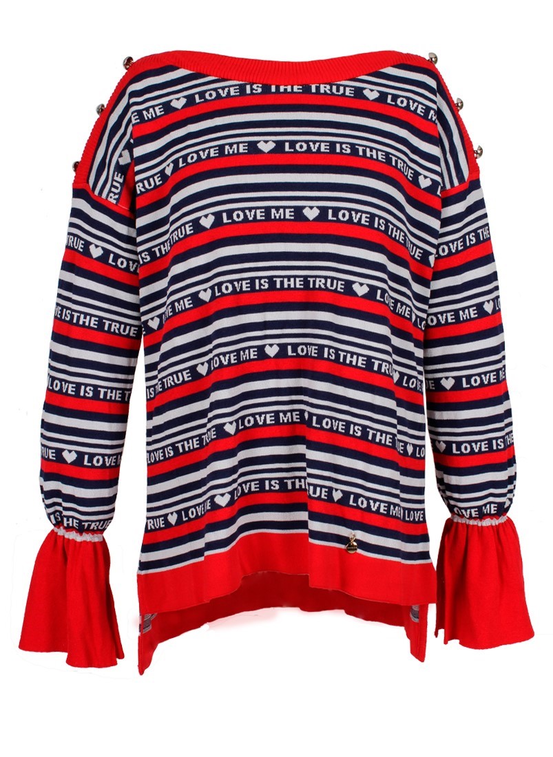 Camisola oversize de tricot