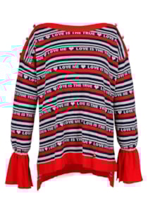 Camisola oversize de tricot