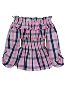 Blusa com ombros descobertos