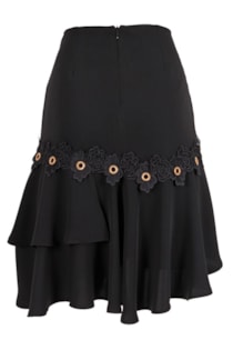 Skirt with frills on the bottom