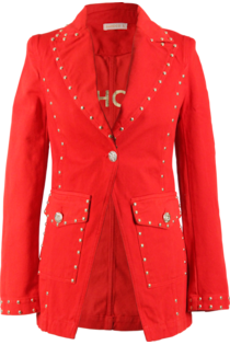 Blazer con tachuelas