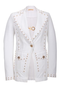Blazer con tachuelas