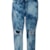 Pantalones con lentejuelas y rotos