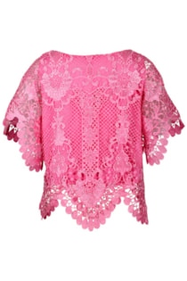 Structured lace top 