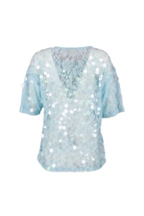 T-shirt with lace detail
