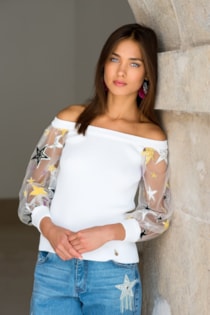 Camisola com detalhes
