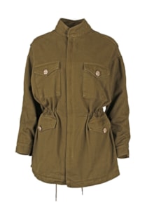 Abrigo Parka con detalles
