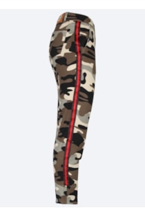 Pants with camouflage print