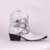 Leather boots with buckles